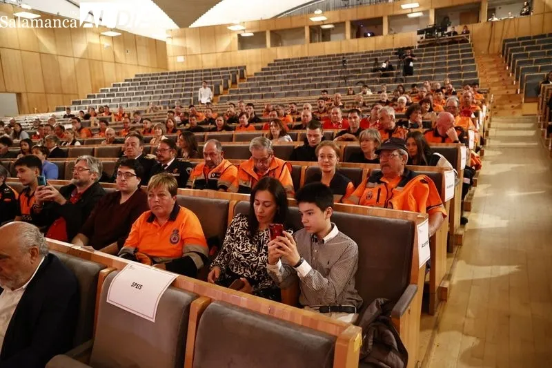 Entrega de Medallas al Mérito de la Protección Ciudadana de Castilla y León en el Palacio de Congresos de Salamanca. Foto de David Sañudo