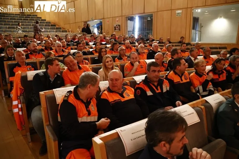 Entrega de Medallas al Mérito de la Protección Ciudadana de Castilla y León en el Palacio de Congresos de Salamanca. Foto de David Sañudo