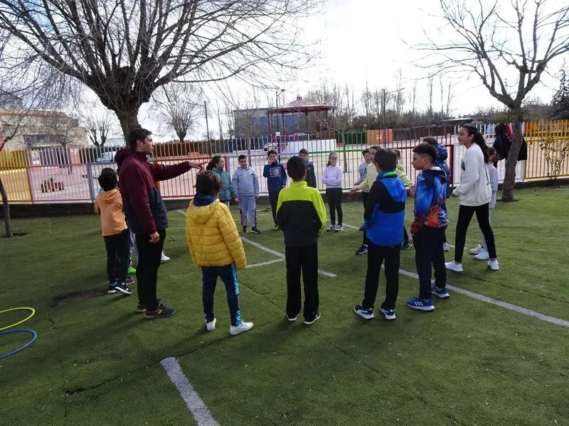  Los Recreos con Salud han dado comienzo en la mañana de este jueves en el colegio Carmen Martín Gaite