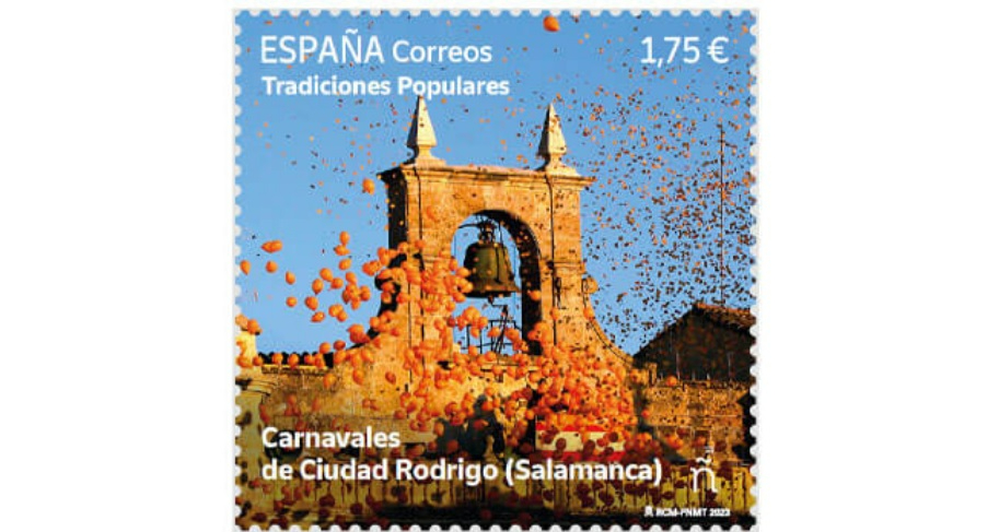 Foto 1 - Así luce el sello de Correos dedicado al Carnaval de Ciudad Rodrigo