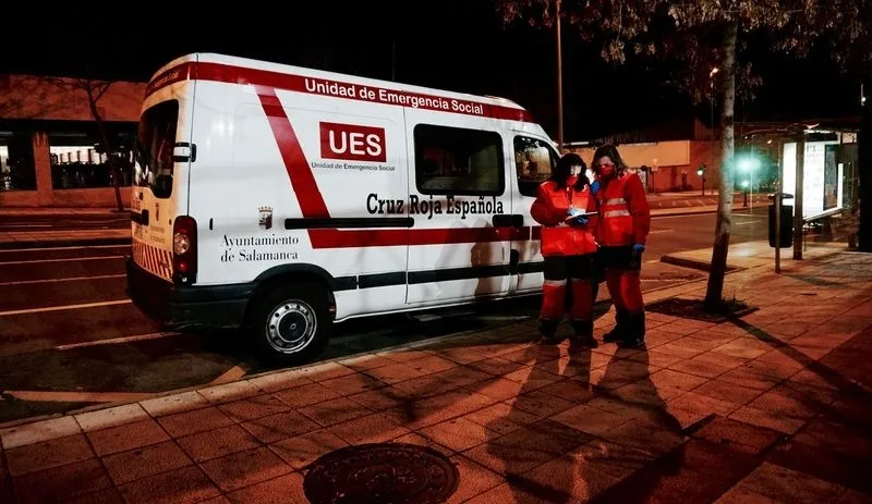 Voluntarios de Cruz Roja en emergencias sociales. Foto Cruz Roja