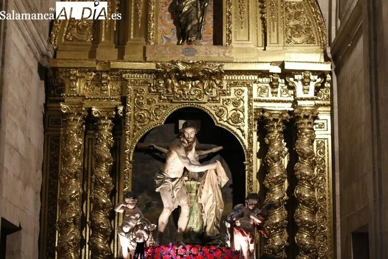 El Flagelado procesionando por las calles de Salamanca en 2022 | FOTO: David Sañudo 