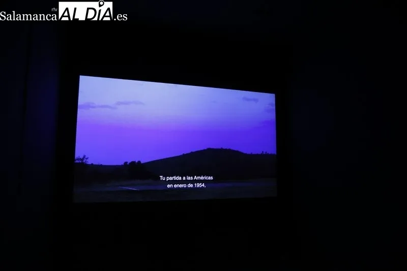 Enrique Piñuel y Natalia Piñuel, comisarios de esta exposición en el Da2. Foto de David Sañudo