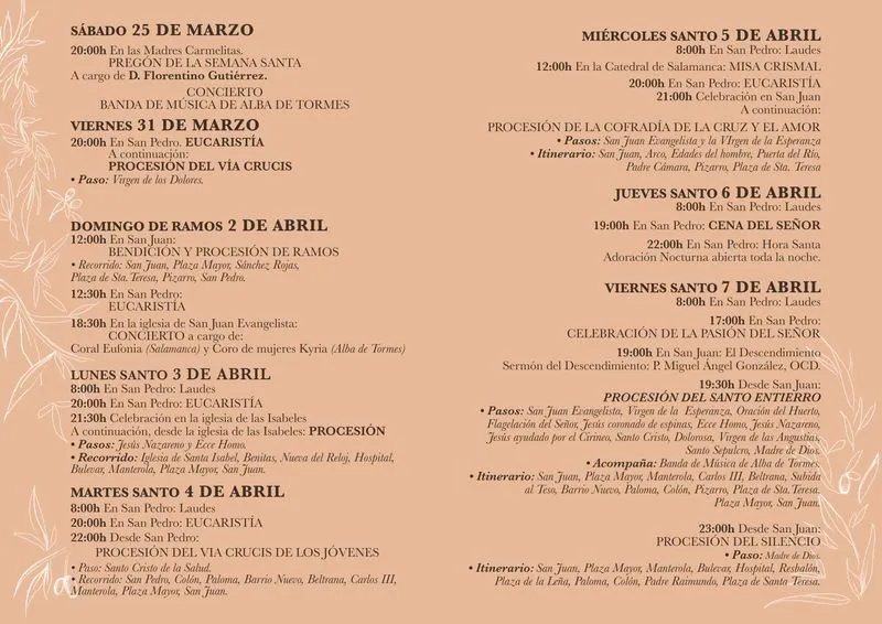 Foto 2 - Presentaci&oacute;n de la Semana Santa de Alba de Tormes
