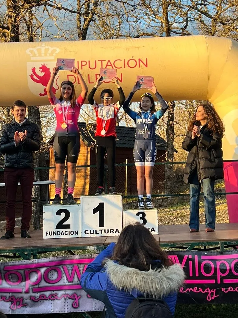 Salmantinos en la Copa de Escuelas de BTT celebrada en Bembibre