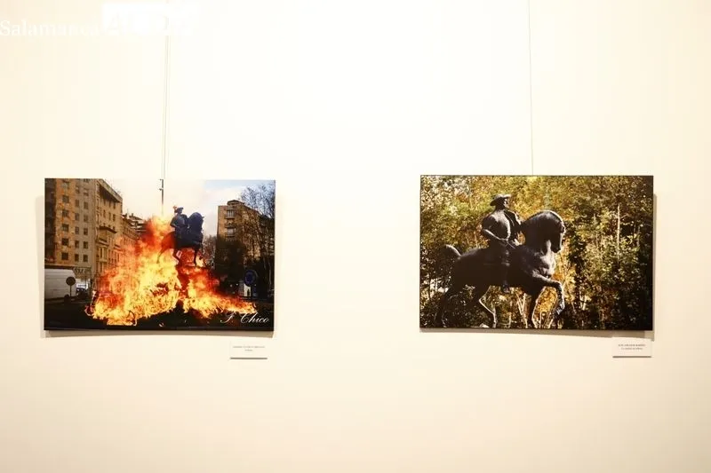 Exposición homenaje a Venancio Blanco que se puede ver en el Casino de Salamanca. Foto de David Sañudo
