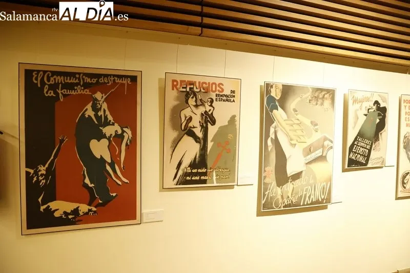 Exposición 'Mujeres, lucha y transformación: su reflejo en los carteles del Centro Documental de la Memoria Histórica'. Foto de David Sañudo