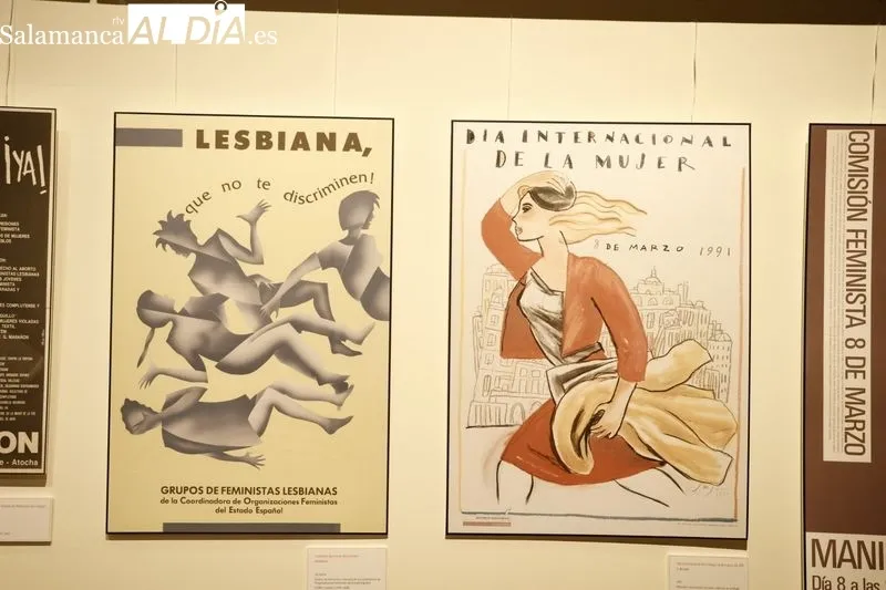Exposición 'Mujeres, lucha y transformación: su reflejo en los carteles del Centro Documental de la Memoria Histórica'. Foto de David Sañudo