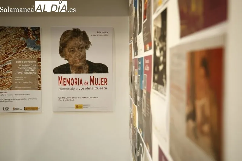 Exposición 'Mujeres, lucha y transformación: su reflejo en los carteles del Centro Documental de la Memoria Histórica'. Foto de David Sañudo