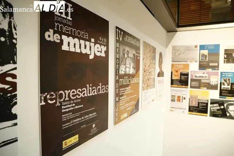 Exposición 'Mujeres, lucha y transformación: su reflejo en los carteles del Centro Documental de la Memoria Histórica'. Foto de David Sañudo