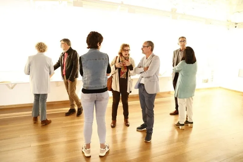 Muestra titulada “Ciencia y práctica”, que podrá visitarse del 22 de marzo al 28 de mayo de 2023 en la sala de exposiciones del Patio de Escuelas Menores. Foto de David Sañudo