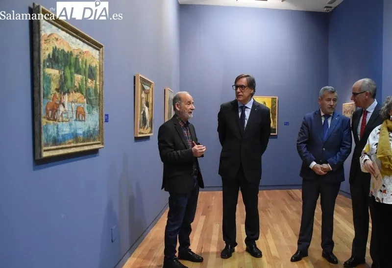 Exposición ‘Zacarías González. Pintura’ en la Sala de Exposición de San Eloy. Foto de Vanesa Martins