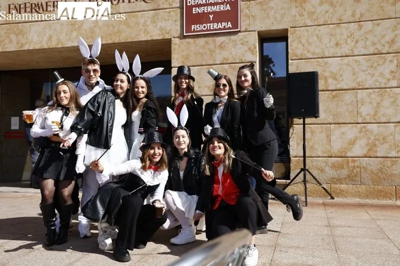 Fiestas de Enfermería y Fisioterapia en el Campus Unamuno. Foto de David Sañudo