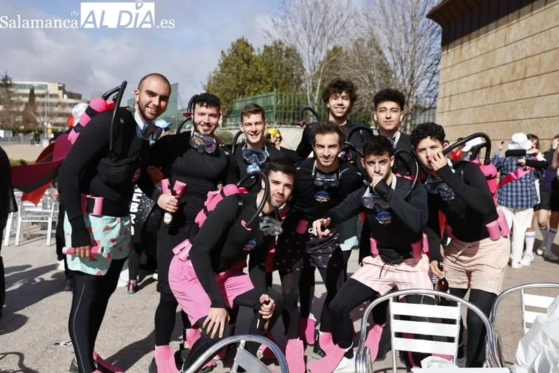 Fiestas de Enfermería y Fisioterapia en el Campus Unamuno. Foto de David Sañudo