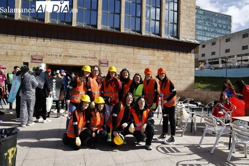 Fiestas de Enfermería y Fisioterapia en el Campus Unamuno. Foto de David Sañudo