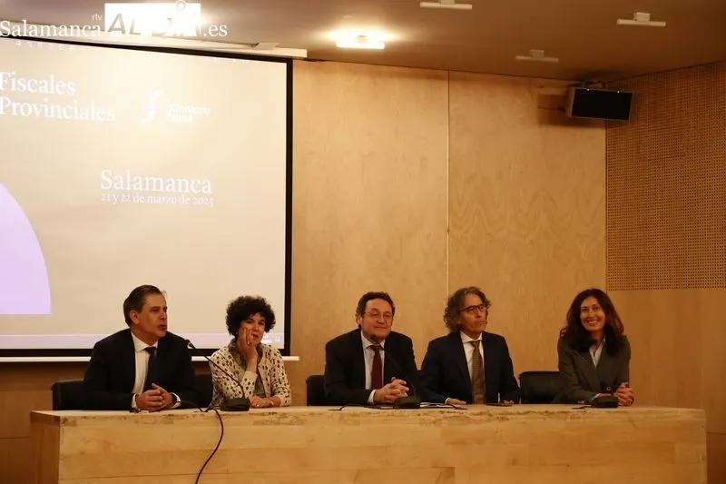 Reunión de fiscales jefes provinciales de España en la Hospedería Fonseca. Foto de David Sañudo