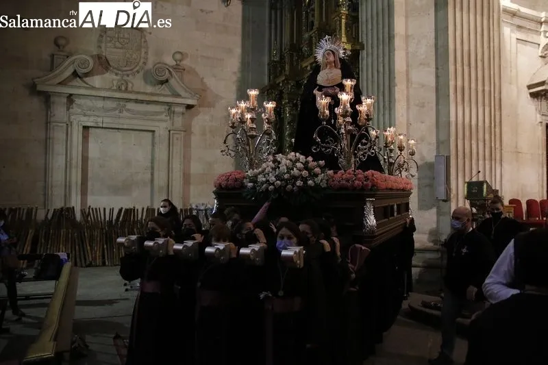 El Flagelado procesionando por las calles de Salamanca en 2022 | FOTO: David Sañudo 