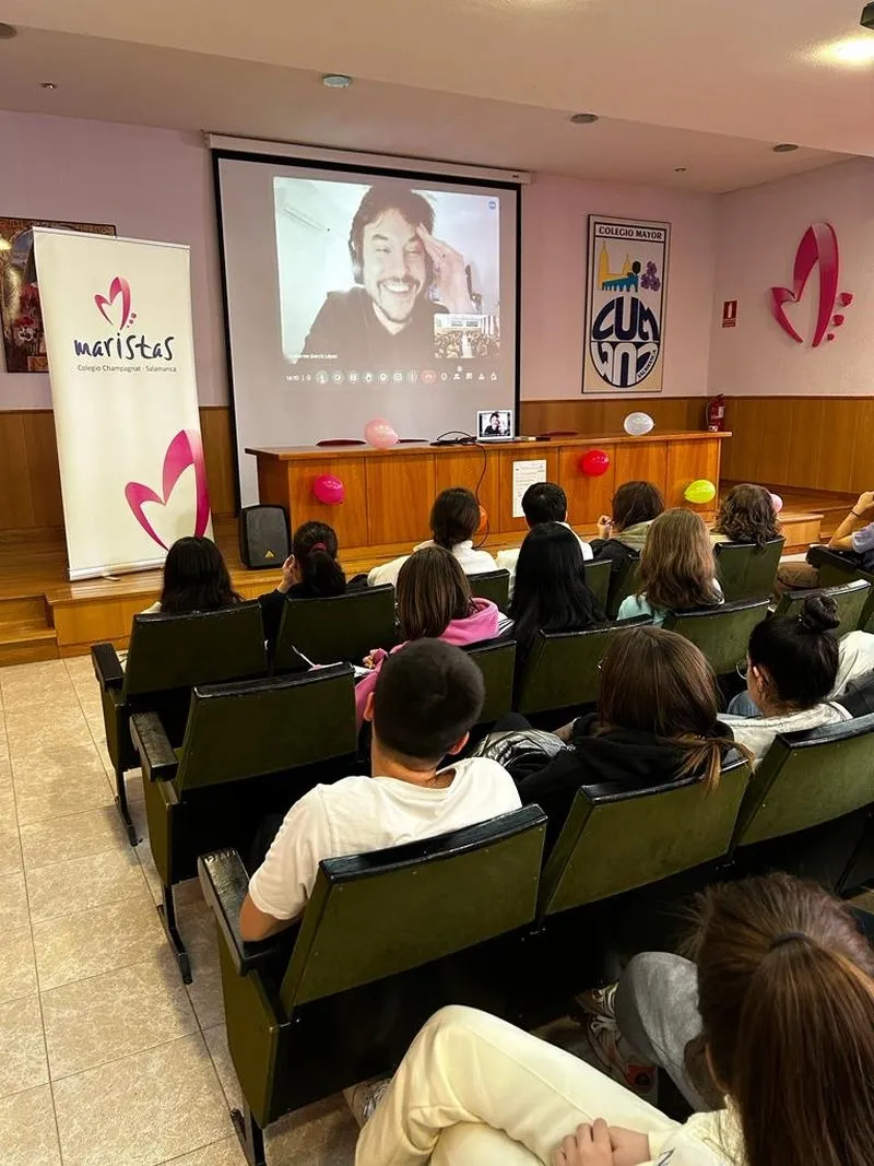Feria de estudios superiores “Un paso hacia tu futuro” en el colegio Marista Champagnat de Salamanca