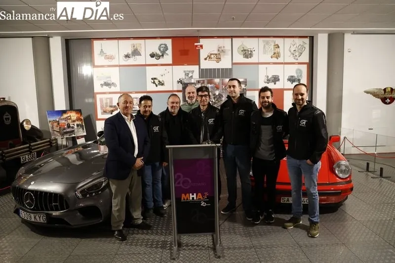 Presentación del nuevo club automovilístico salmantino “GT Drivers” y del II Encuentro Nacional del Club Porsche en el Museo de Historia de la Automoción. Foto de David Sañudo