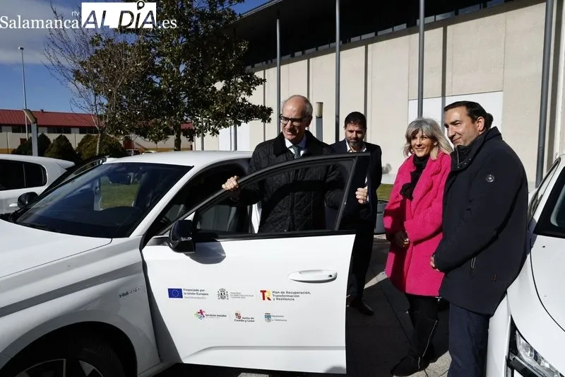 Nueva flota de vehículos híbridos para el Área de Bienestar Social de la Diputación de Salamanca.
