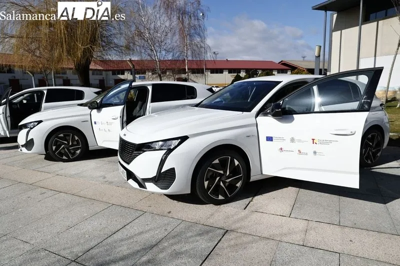 Nueva flota de vehículos híbridos para el Área de Bienestar Social de la Diputación de Salamanca.