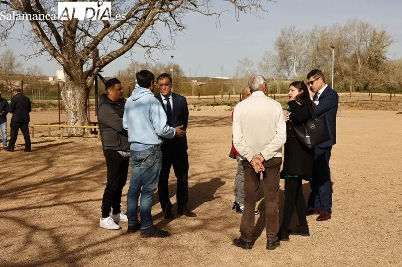 Nuevo parque de aventura en Salamanca, junto a los Huertos Urbanos. Foto de David Sañudo