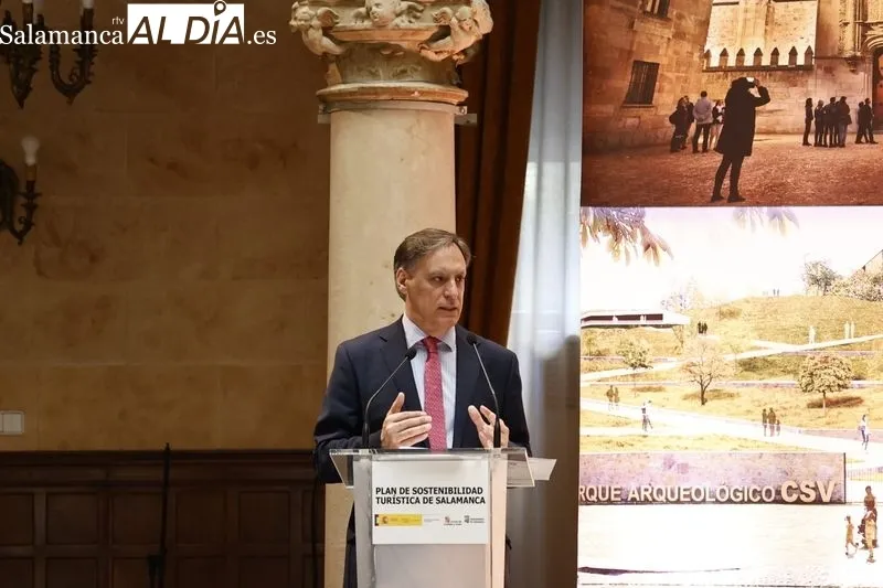 Presentación en el Casino del Plan de Sostenibilidad Turística: ‘Salamanca dorada, verde y azul’. Foto de David Sañudo