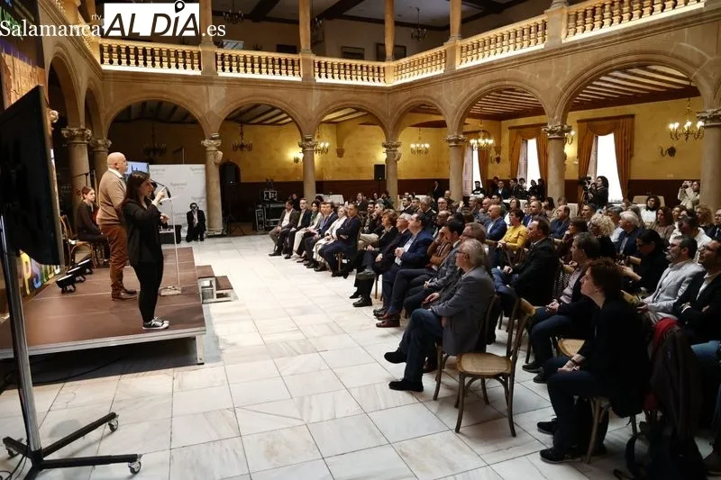 Presentación en el Casino del Plan de Sostenibilidad Turística: ‘Salamanca dorada, verde y azul’. Foto de David Sañudo