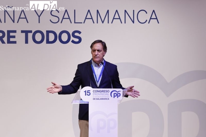 Carlos García Carbayo en el Congreso Provincial del PP