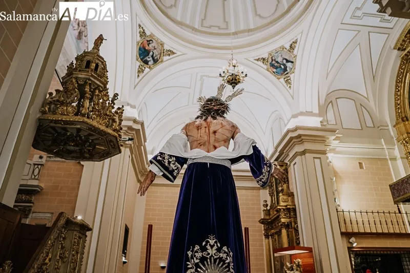 Nuestro Padre Jesús Despojado de sus Vestiduras en Alba de Tormes. Fotos: Rubén Vicente
