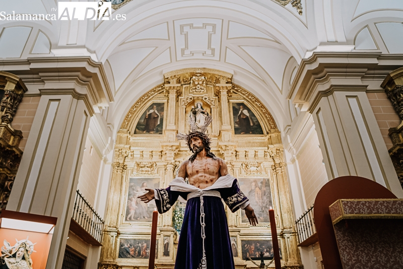 Nuestro Padre Jesús Despojado de sus Vestiduras en Alba de Tormes. Fotos: Rubén Vicente