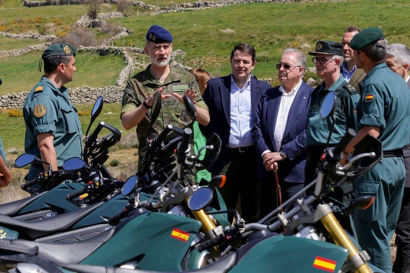 El Rey visita la Sierra de Gredos para conocer como trabaja el Seprona