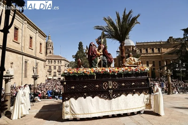 Foto 13 - Una multitud recibe a 'La Borriquilla' en Salamanca
