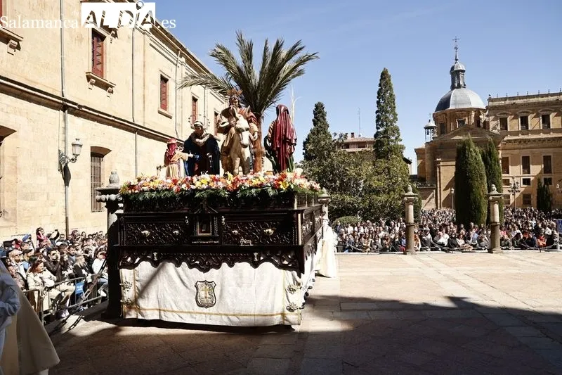 Foto 7 - Una multitud recibe a 'La Borriquilla' en Salamanca