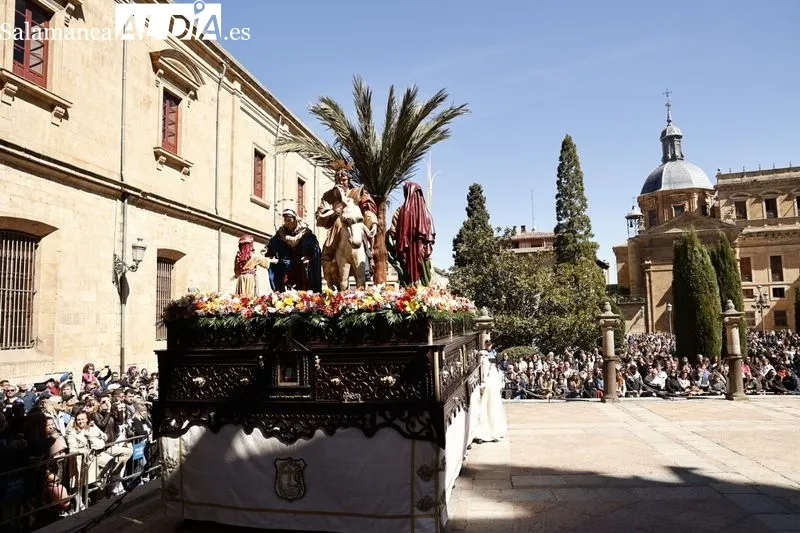 Foto 6 - Una multitud recibe a 'La Borriquilla' en Salamanca