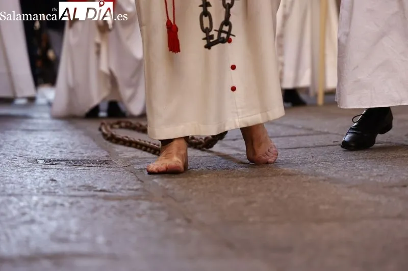 Imágenes de la procesión de la Hermandad de Nuestro Padre Jesús del Perdón. Fotos: David Sañudo
