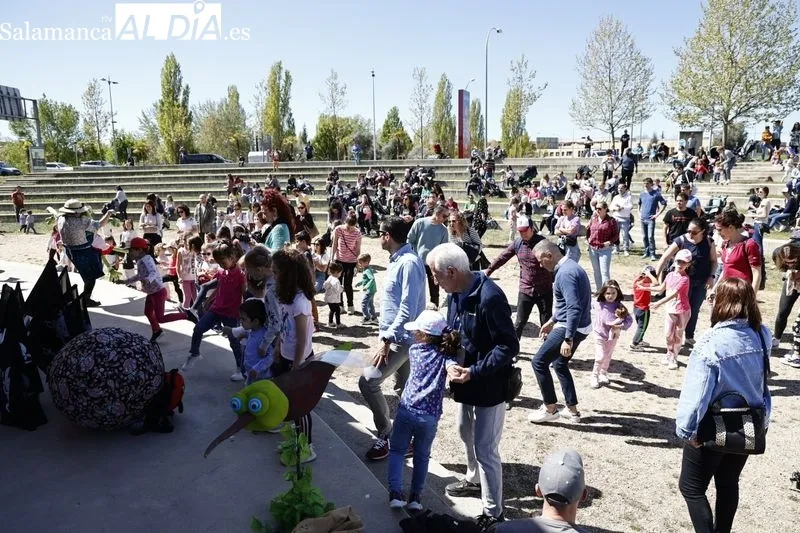 Juegos y actuaciones en el Parque Elio Antonio de Nebrija. Fotos: David Sañudo