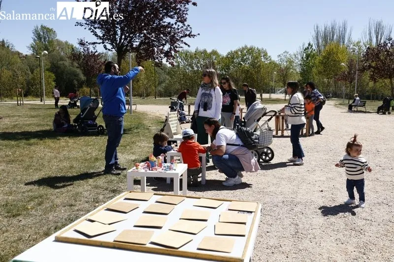 Juegos y actuaciones en el Parque Elio Antonio de Nebrija. Fotos: David Sañudo