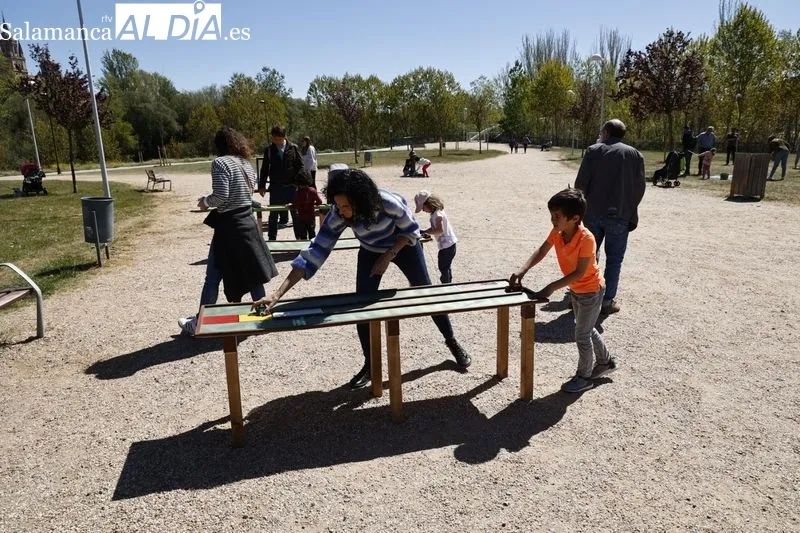 Juegos y actuaciones en el Parque Elio Antonio de Nebrija. Fotos: David Sañudo