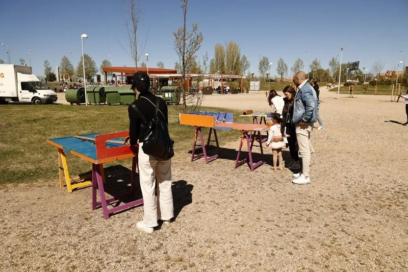 Juegos y actuaciones en el parque Elio Antonio de Nebrija. Fotos: David Sañudo