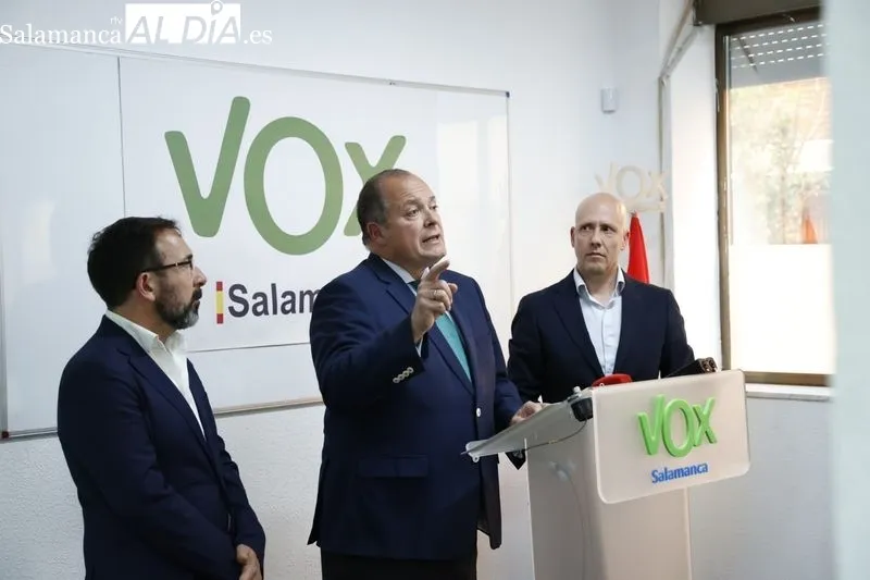 Presentación de la candidatura de VOX al Ayuntamiento de Salamanca. Fotos: David Sañudo