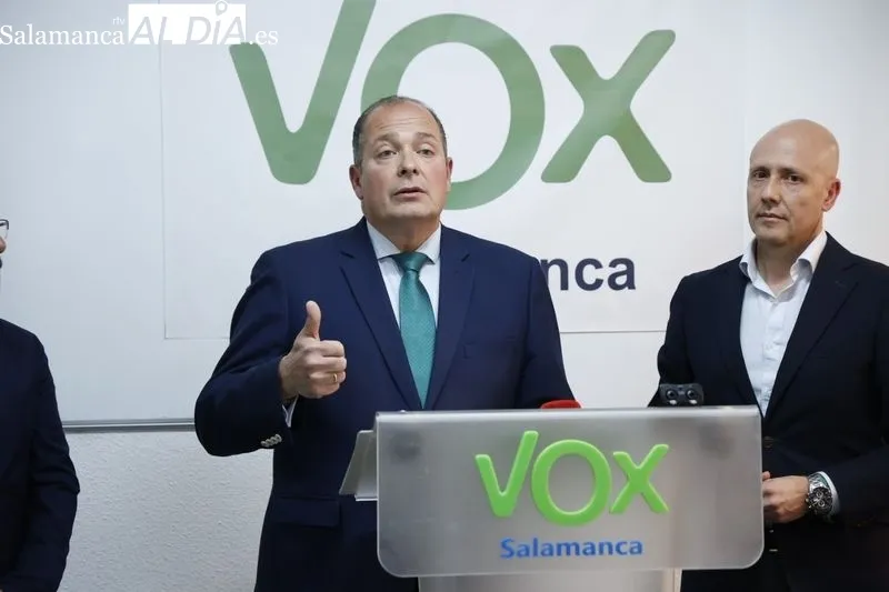 Presentación de la candidatura de VOX al Ayuntamiento de Salamanca. Fotos: David Sañudo