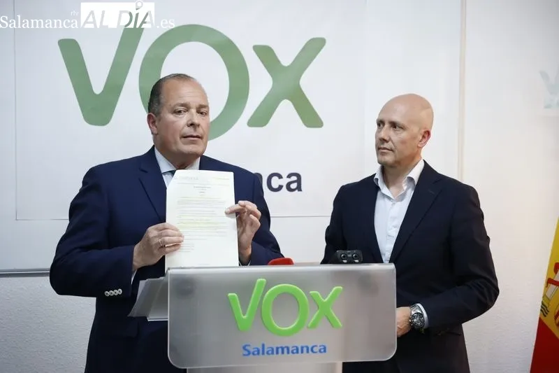 Presentación de la candidatura de VOX al Ayuntamiento de Salamanca. Fotos: David Sañudo