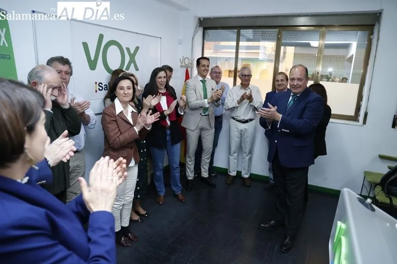 Presentación de la candidatura de VOX al Ayuntamiento de Salamanca. Fotos: David Sañudo