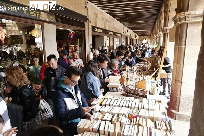 Foto 8 - El D&iacute;a del Libro llena de cultura la Plaza Mayor 