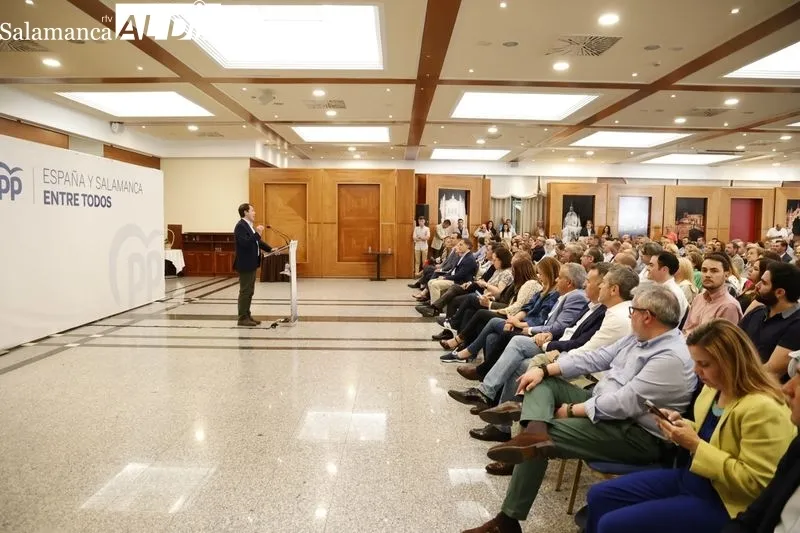 Foto 14 - Cuca Gamarra clausura junto a Ma&ntilde;ueco y a Carbayo la Convenci&oacute;n de candidatos del PP de Salamanca