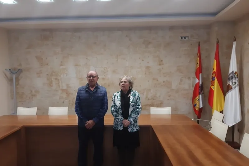 La Subdelegada del Gobierno, Encarnación Pérez, visitaba Babilafuente