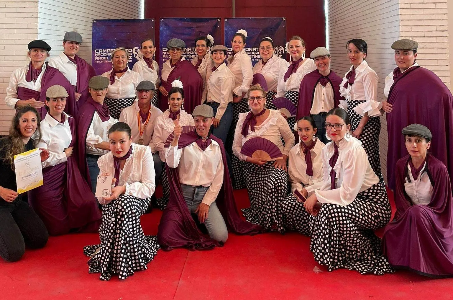 Foto 2 - Bailadoras mirobrigenses toman parte en el Campeonato Nacional de Danzas de Talavera de la Reina