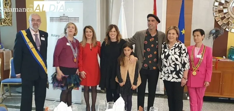 Velada en la que el Rotary Club Plaza Mayor ha premiado a Mayalde