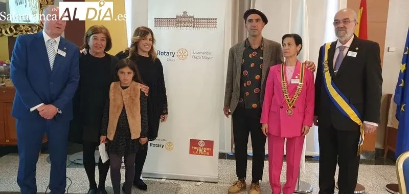 Velada en la que el Rotary Club Plaza Mayor ha premiado a Mayalde